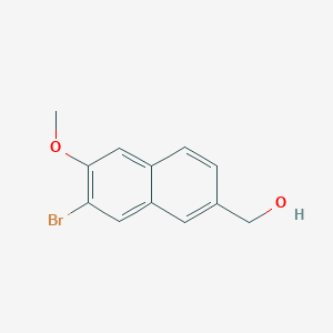 (7-Bromo-6-methoxynaphthalen-2-yl)methanol