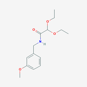 2,2-diethoxy-N-[(3-methoxyphenyl)methyl]acetamide