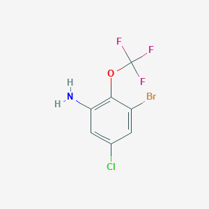 3-Bromo-5-chloro-2-(trifluoromethoxy)aniline