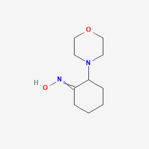 Cyclohexanone, 2-(4-morpholinyl)-, oxime