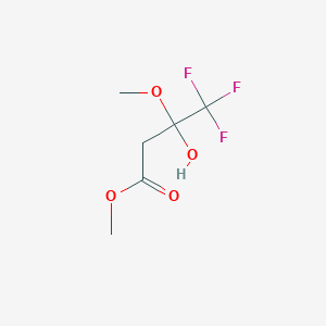 Methyl 4,4,4-trifluoro-3-hydroxy-3-methoxybutanoate