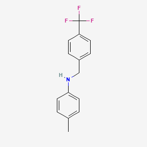 N-(4-Methylphenyl)-4-(trifluoromethyl)benzenemethanamine