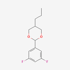 2-(3,5-Difluorophenyl)-5-propyl-1,3-dioxane