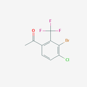 3'-Bromo-4'-chloro-2'-(trifluoromethyl)acetophenone