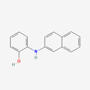 molecular formula C16H13NO B14135344 2-[(Naphthalen-2-yl)amino]phenol CAS No. 3706-56-7