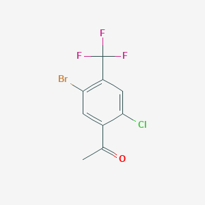 5'-Bromo-2'-chloro-4'-(trifluoromethyl)acetophenone