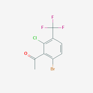 6'-Bromo-2'-chloro-3'-(trifluoromethyl)acetophenone