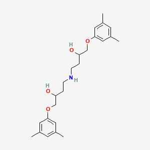 1-(3,5-Dimethylphenoxy)-4-{[4-(3,5-dimethylphenoxy)-3-hydroxybutyl]amino}butan-2-ol