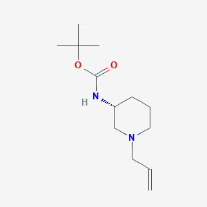 tert-butyl N-[(3R)-1-(prop-2-en-1-yl)piperidin-3-yl]carbamate