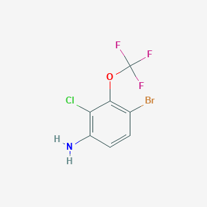 4-Bromo-2-chloro-3-(trifluoromethoxy)aniline