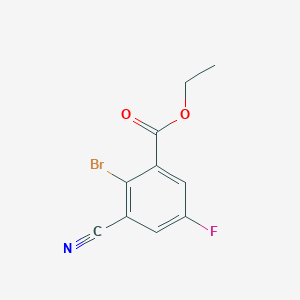 Ethyl 2-bromo-3-cyano-5-fluorobenzoate