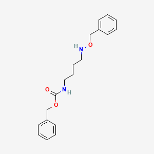 molecular formula C19H24N2O3 B1413596 (4-Benzyloxyaminobutyl)carbamic acid benzyl ester CAS No. 2125496-01-5