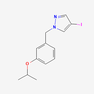 molecular formula C13H15IN2O B1413597 4-Iodo-1-(3-isopropoxybenzyl)-1H-pyrazole CAS No. 2206821-30-7
