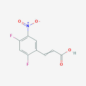 2,4-Difluoro-5-nitrocinnamic acid