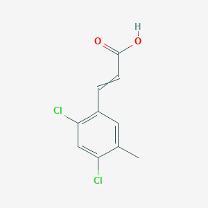 molecular formula C10H8Cl2O2 B1413613 2,4-Dichloro-5-methylcinnamic acid CAS No. 1807413-73-5