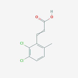 molecular formula C10H8Cl2O2 B1413619 2,3-二氯-6-甲基肉桂酸 CAS No. 1807439-78-6