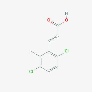 molecular formula C10H8Cl2O2 B1413620 3,6-Dichloro-2-methylcinnamic acid CAS No. 1807417-17-9