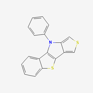 9H-9-Phenyl-benzo[4,5]thieno[3,2-b]thieno[3,4-d]pyrrole