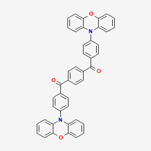 1,4-Phenylenebis((4-(10H-phenoxazin-10-yl)phenyl)methanone)