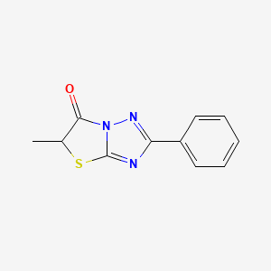 5-Methyl-2-phenyl[1,3]thiazolo[3,2-b][1,2,4]triazol-6(5H)-one