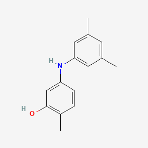 molecular formula C15H17NO B14136343 5-(3,5-Dimethylphenylamino)-2-methylphenol 