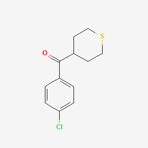 (4-Chlorophenyl)(tetrahydro-2H-thiopyran-4-yl)methanone