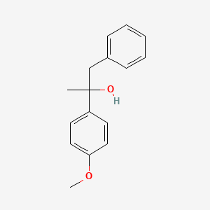 molecular formula C16H18O2 B14136380 2-(4-Methoxyphenyl)-1-phenylpropan-2-ol CAS No. 22926-97-2