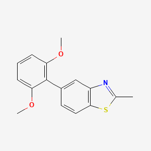 5-(2,6-Dimethoxyphenyl)-2-methylbenzothiazole