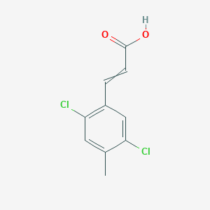 molecular formula C10H8Cl2O2 B1413643 2,5-Dichloro-4-methylcinnamic acid CAS No. 1807418-86-5