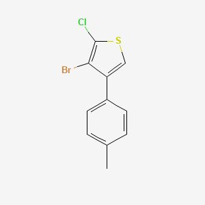 3-Bromo-2-chloro-4-(p-tolyl)thiophene