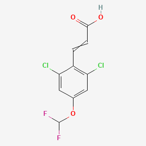 2,6-Dichloro-4-(difluoromethoxy)cinnamic acid