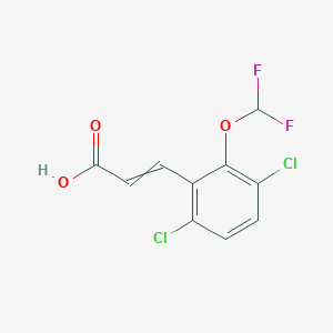 3,6-Dichloro-2-(difluoromethoxy)cinnamic acid