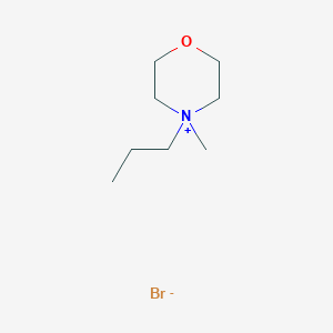 molecular formula C8H18NO.Br<br>C8H18BrNO B14136485 4-Methyl-4-propylmorpholin-4-ium bromide CAS No. 88126-74-3