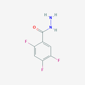 molecular formula C7H5F3N2O B1413650 2,4,5-Trifluorobenzohydrazide CAS No. 1824155-80-7