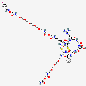 molecular formula C75H115FN18O27S3 B14136506 Fluciclatide (18F) CAS No. 879894-01-6