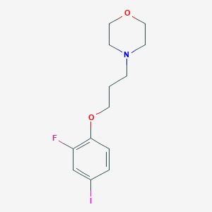molecular formula C13H17FINO2 B1413652 4-(3-(2-氟-4-碘苯氧基)丙基)吗啉 CAS No. 1862228-39-4