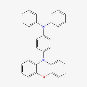 molecular formula C30H22N2O B14136521 4-(10H-Phenoxazin-10-yl)-N,N-diphenylaniline 