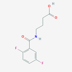 4-[(2,5-Difluorobenzoyl)amino]butanoic acid