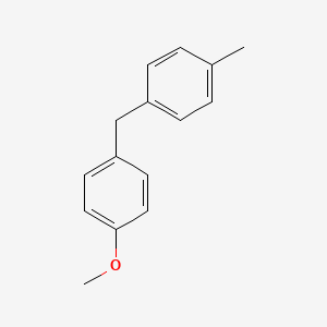 molecular formula C15H16O B14136526 Benzene, 1-methoxy-4-[(4-methylphenyl)methyl]- CAS No. 22865-60-7