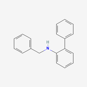 molecular formula C19H17N B14136556 N-(Phenylmethyl)[1,1-biphenyl]-2-amine CAS No. 52648-48-3