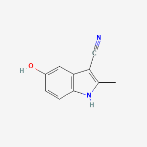 5-Hydroxy-2-methyl-1h-indole-3-carbonitrile