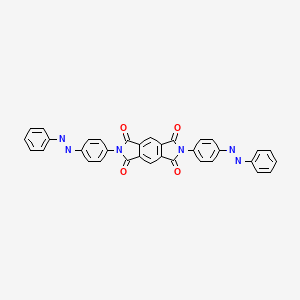 2,6-bis{4-[(E)-phenyldiazenyl]phenyl}pyrrolo[3,4-f]isoindole-1,3,5,7(2H,6H)-tetrone