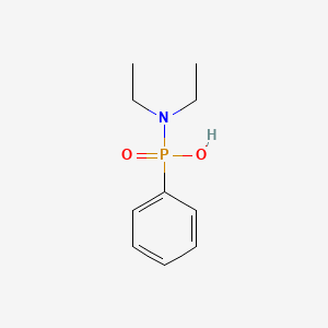 molecular formula C10H16NO2P B14136614 N,N-Diethyl-P-phenylphosphonamidic acid CAS No. 88869-29-8