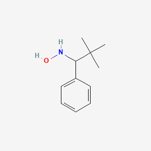 molecular formula C11H17NO B14136650 N-(2,2-Dimethyl-1-phenyl-propyl)-hydroxylamine CAS No. 887411-28-1