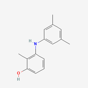 molecular formula C15H17NO B14136654 3-[(3,5-Dimethylphenyl)amino]-2-methylphenol 