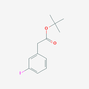 molecular formula C12H15IO2 B1413666 (3-Iodophenyl)acetic acid tert-butyl ester CAS No. 2206970-15-0