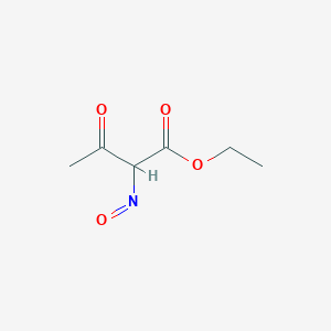 molecular formula C6H9NO4 B14136707 Ethyl 2-nitroso-3-oxobutanoate CAS No. 24744-75-0