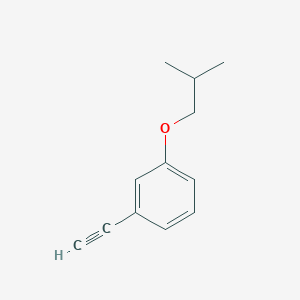 molecular formula C12H14O B1413671 1-乙炔基-3-异丁氧基苯 CAS No. 2169102-40-1