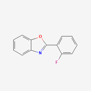 molecular formula C13H8FNO B14136717 2-(2-Fluorophenyl)-1,3-benzoxazole 