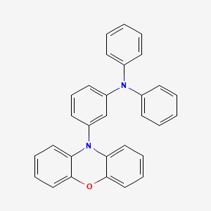 molecular formula C30H22N2O B14136757 3-(10H-Phenoxazin-10-yl)-N,N-diphenylaniline 